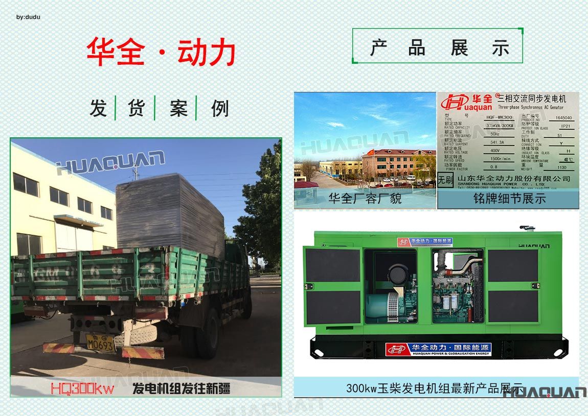 新疆客戶300kw靜音發(fā)電機(jī)組于5月20日成功出廠