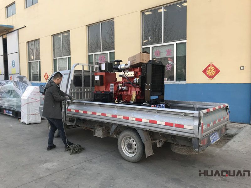 三月二十九號(hào)一臺(tái)HQ300GF標(biāo)配行柴油發(fā)電機(jī)組發(fā)往山東青島