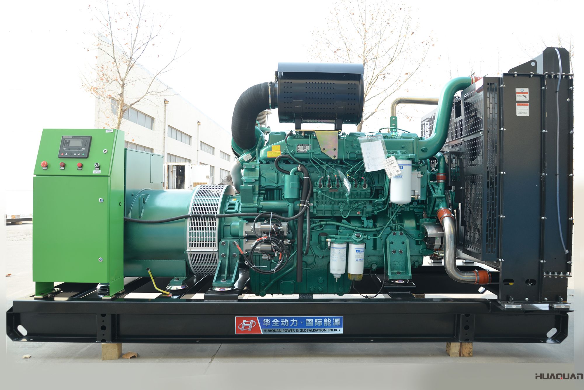 2018年4月15日華全動力500kw自動化發(fā)電機(jī)組發(fā)往江蘇