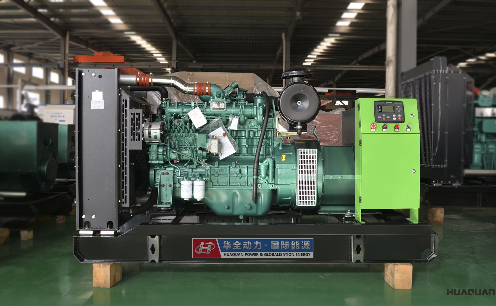 2018年4月2日華全動(dòng)力140kw立柜四保護(hù)發(fā)電機(jī)組發(fā)往浙江