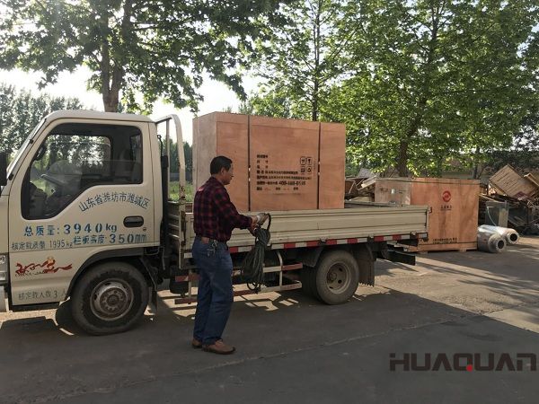 2018年5月31日一臺(tái)64kw沼氣發(fā)電機(jī)組從華全順利發(fā)往湖北省安陸市