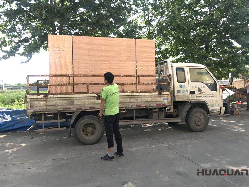 廣東東莞中堂鎮(zhèn)袁先生購買的HQ100GF靜音箱柴油發(fā)電機組發(fā)貨了，6.14號   