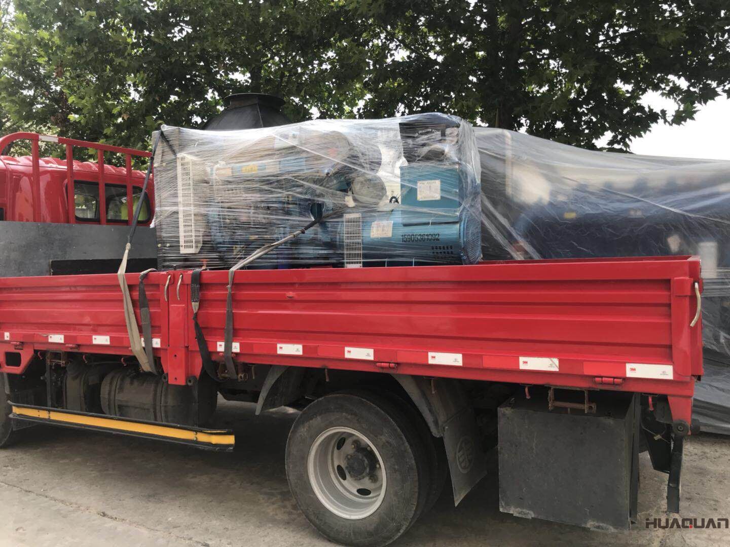  張先生訂購(gòu)的一臺(tái)HQ120GF標(biāo)配柴油發(fā)電機(jī)組在7月11號(hào)發(fā)往廣東