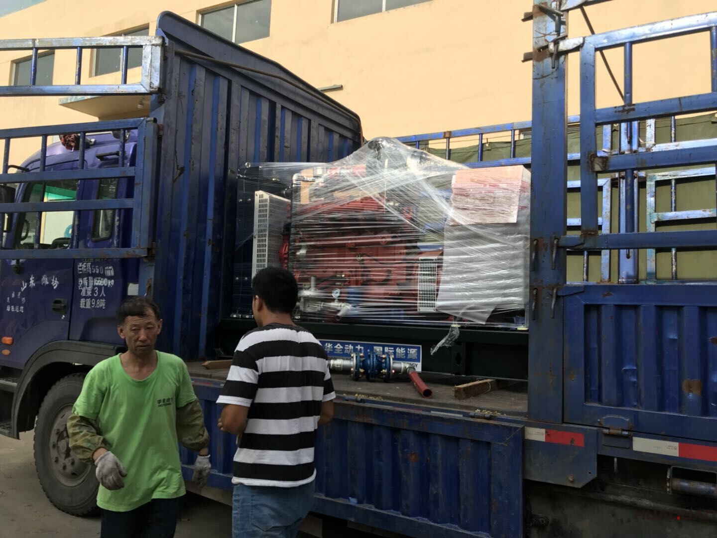 7月28號一臺50kw標配型沼氣發(fā)電機組發(fā)往安徽