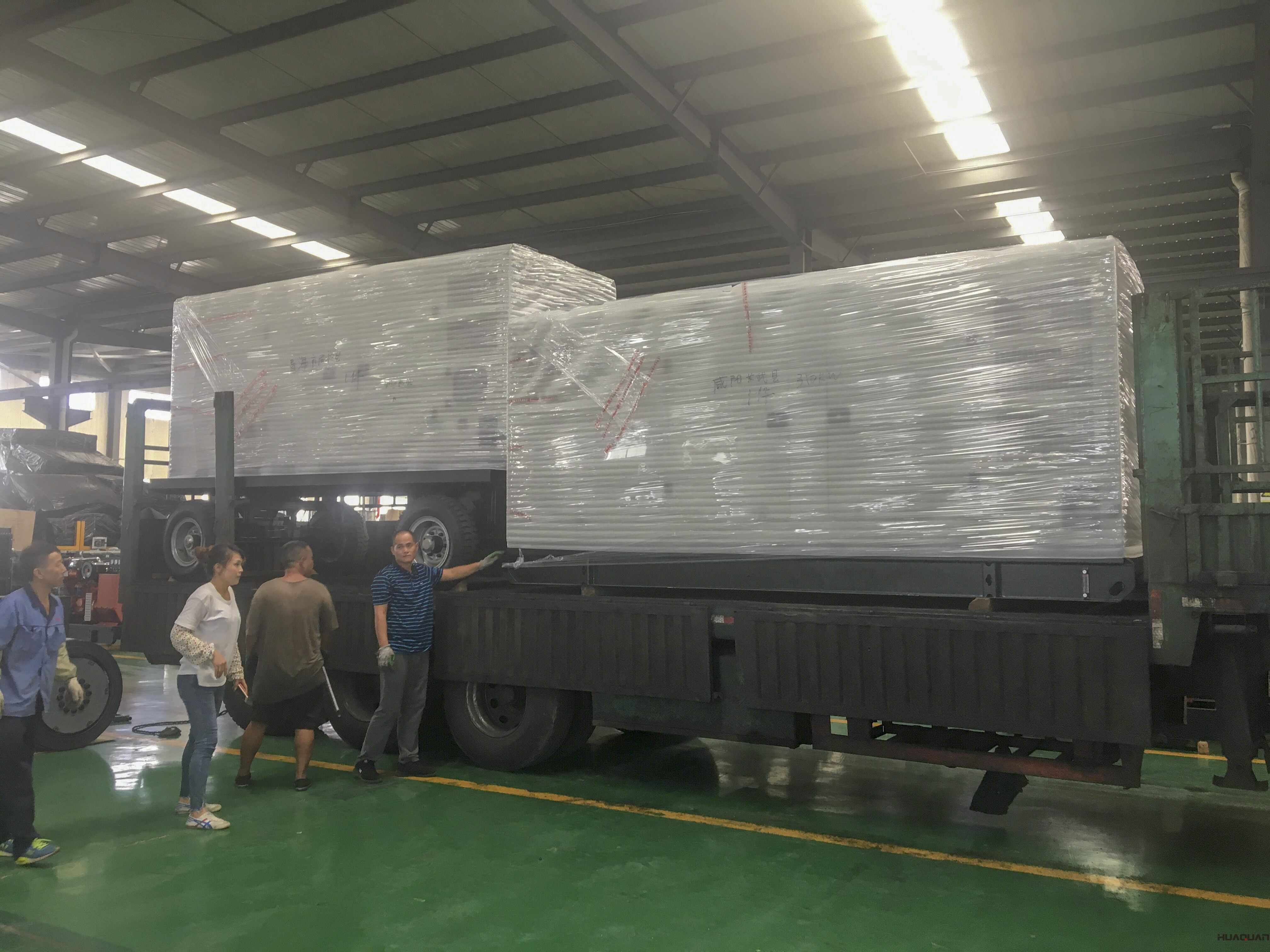 8月10日，一臺(tái)400kw靜音箱柴油發(fā)電機(jī)從華全動(dòng)力成功發(fā)往上海