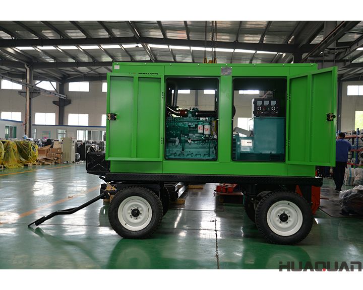 華全動力一臺移動拖車柴油發(fā)電機(jī)組于3月23日發(fā)往上海市