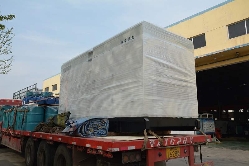 3月26日，汪先生從華全動力采購的250kw靜音箱發(fā)電機(jī)組發(fā)往江蘇省