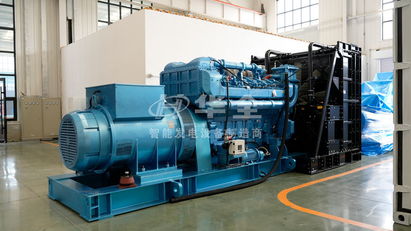 華全2000千瓦大功率集裝箱發(fā)電機組