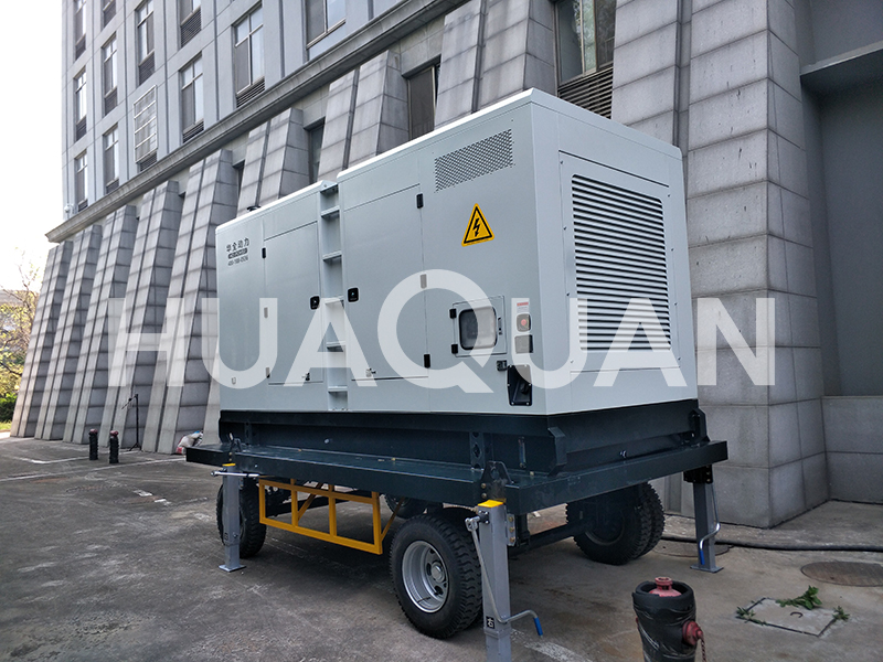 吉林省敦化市建筑工程550kW移動式發(fā)電機(jī)組電站項目