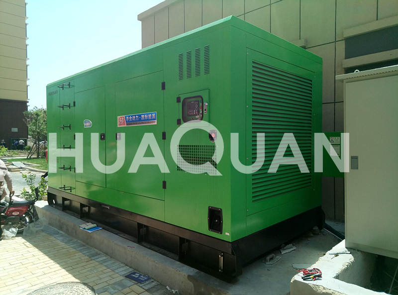 安徽省阜南縣某小學350kW發(fā)電機組電站項目